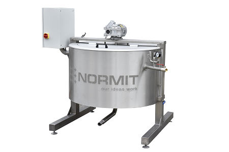 Steam jacketed kettle with stirrer UVK 300 - NORMIT
