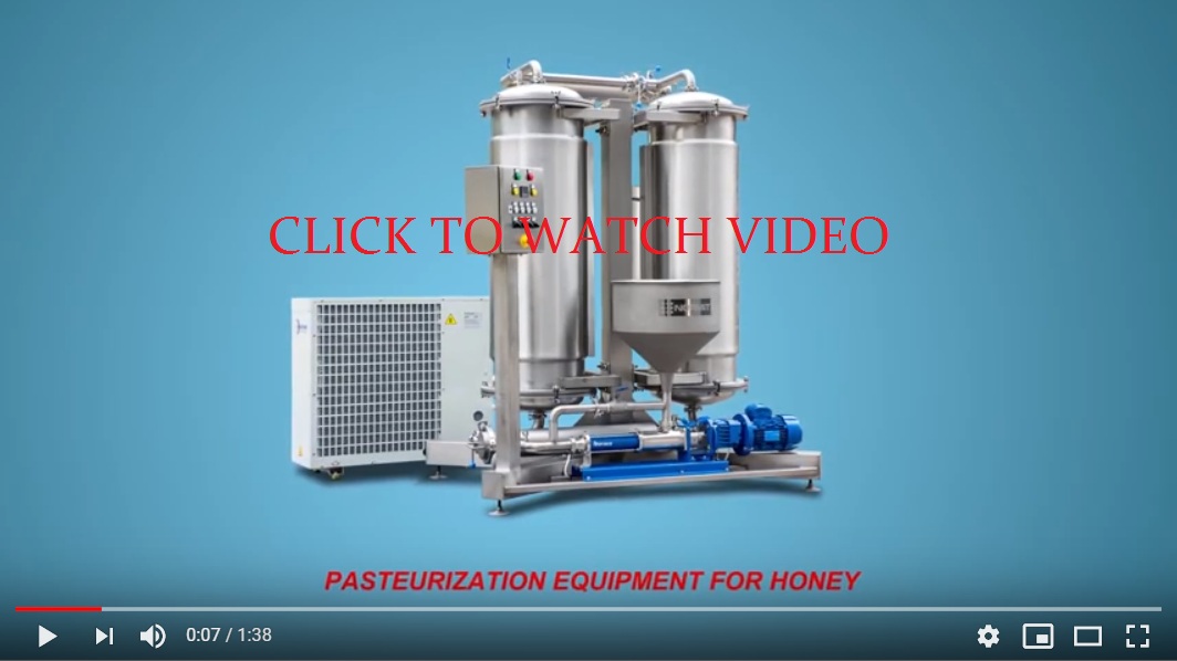 Honey flow pasteurization equipment | Honey pasteurizer