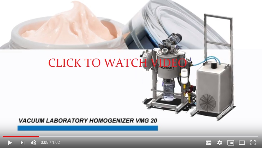 Laboratory vacuum homogenizer mixer VMG 20
