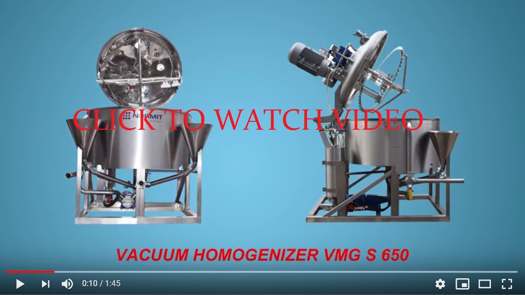 Vacuum Mixer Homogenizer | Toothpaste making machine video