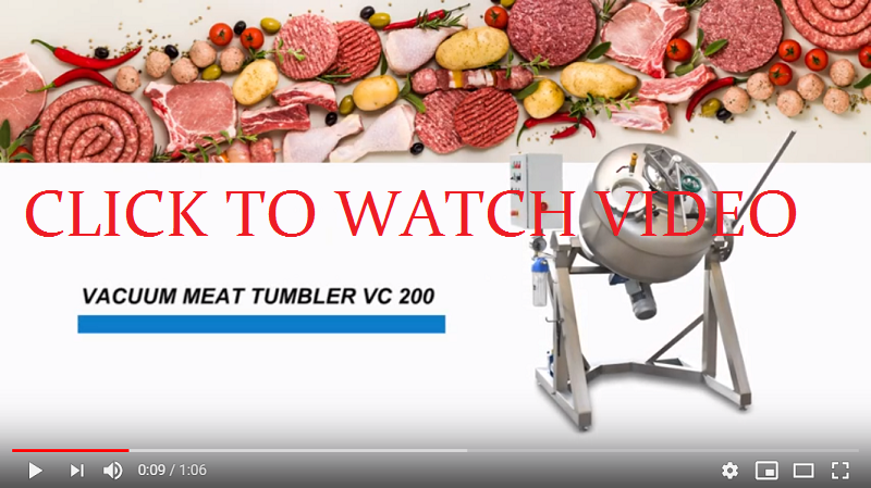 Vacuum tumbler VC NORMIT / TUMBLING MACHINE video