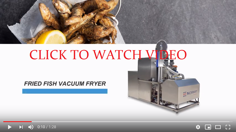 Fried Fish in Vacuum Fryer NORMIT watch video