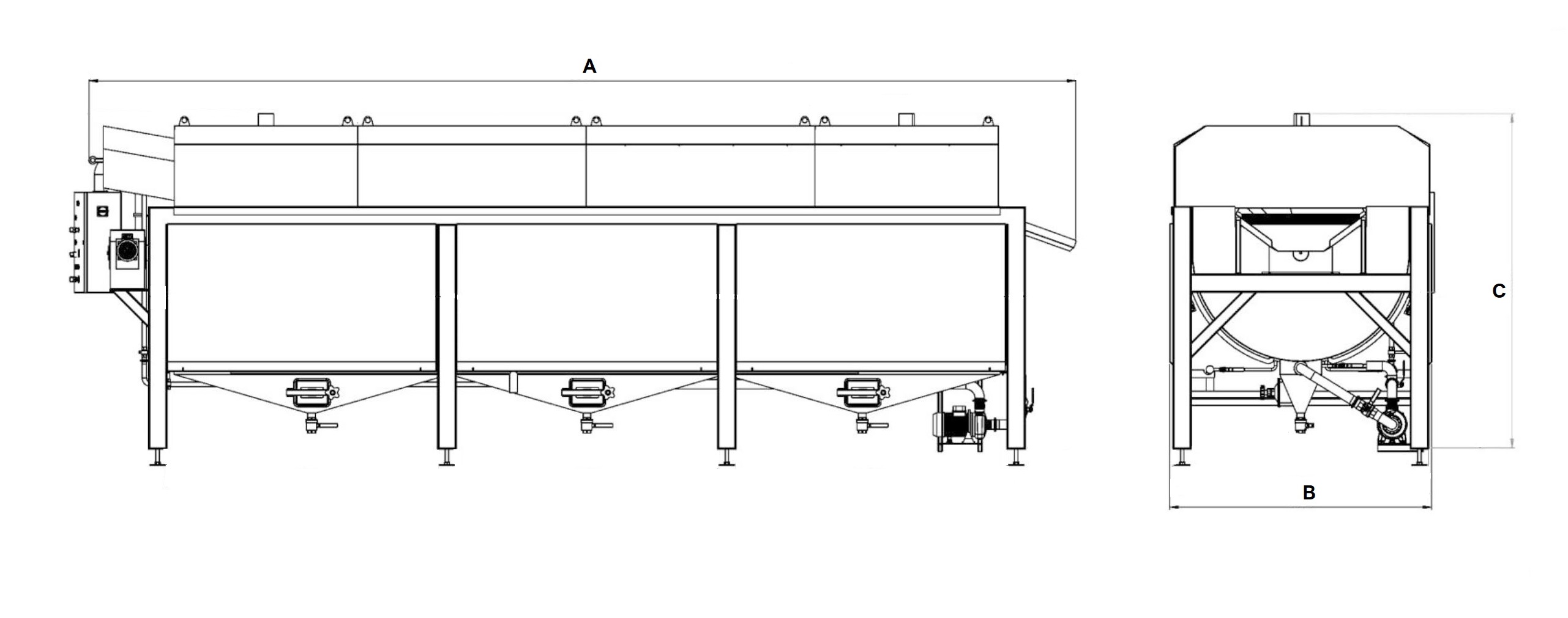 Continuous cooker Thermoscrew