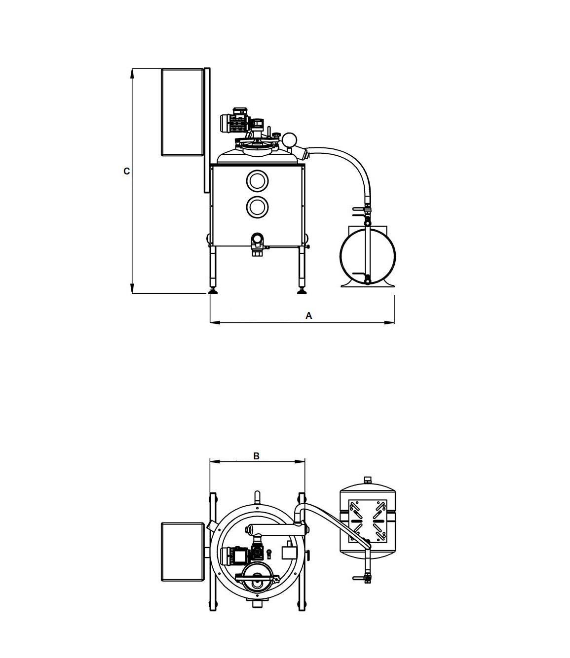 Vacuum pan VE 100 | Jam making machine