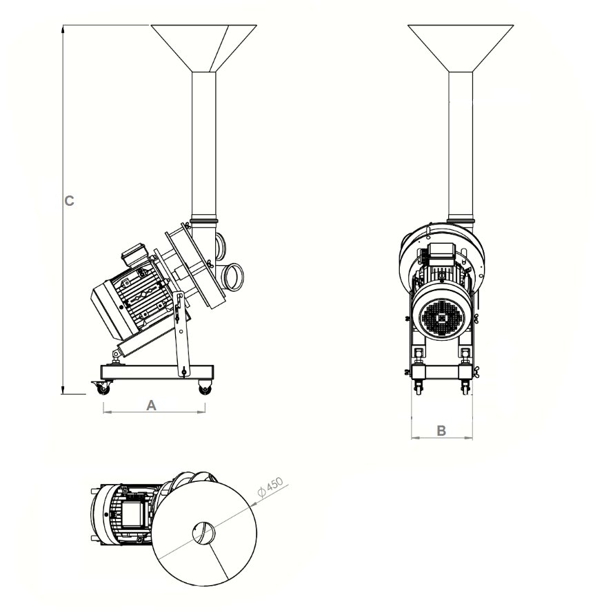 Commercial vegetable slicer | Industrial vegetable cutter 